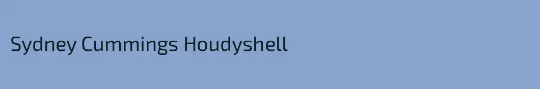 Sydney Cummings Houdyshell